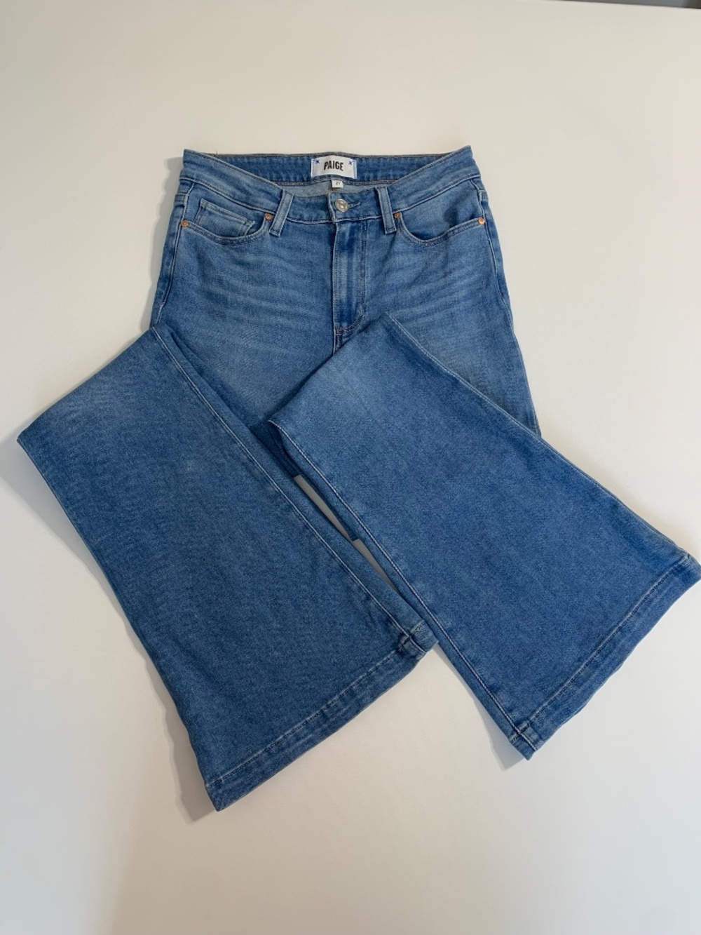 PAIGE Flare Mid Rise GENEVIEVE JEAN Women's size 27
